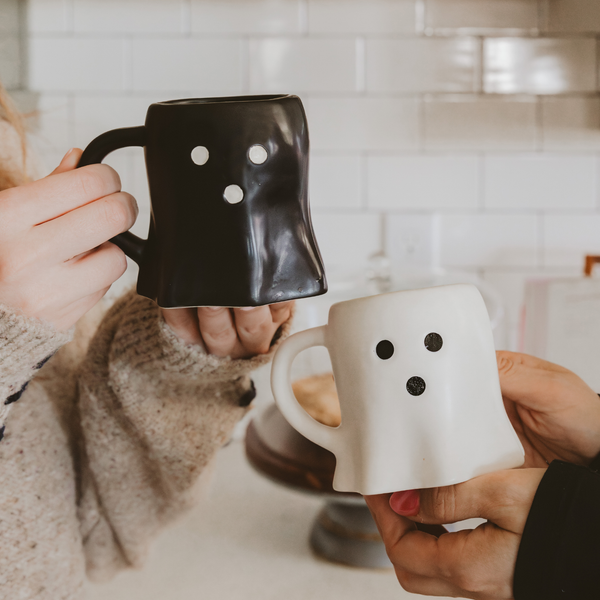 Sweet Water Decor - *NEW* Black Ghost Coffee Mug - Halloween & Fall Decor