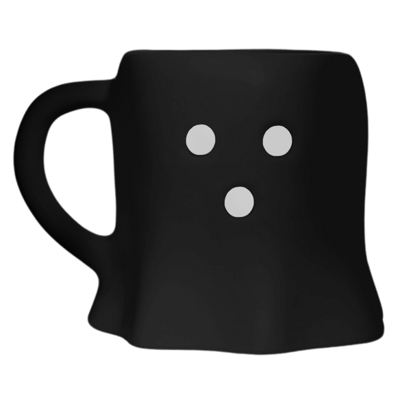 Sweet Water Decor - *NEW* Black Ghost Coffee Mug - Halloween & Fall Decor