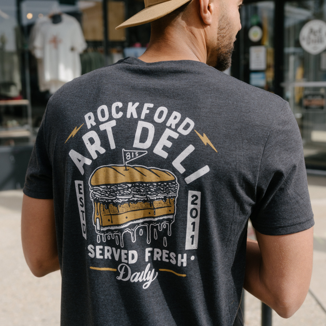 RAD Sammie T-Shirt – Rockford Art Deli
