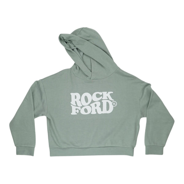 Summer Hippie Rockford Crop Hoodie