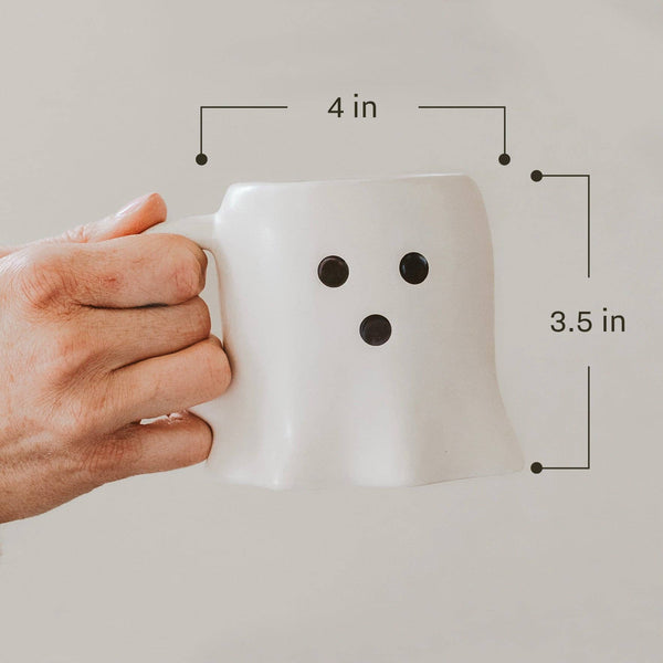 Sweet Water Decor - *NEW* Black Ghost Coffee Mug - Halloween & Fall Decor