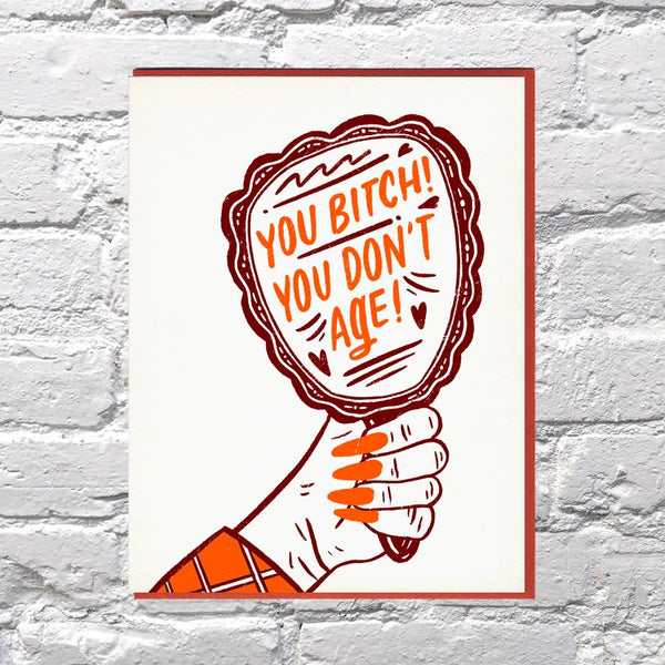 Bench Pressed - You Bitch Birthday Card