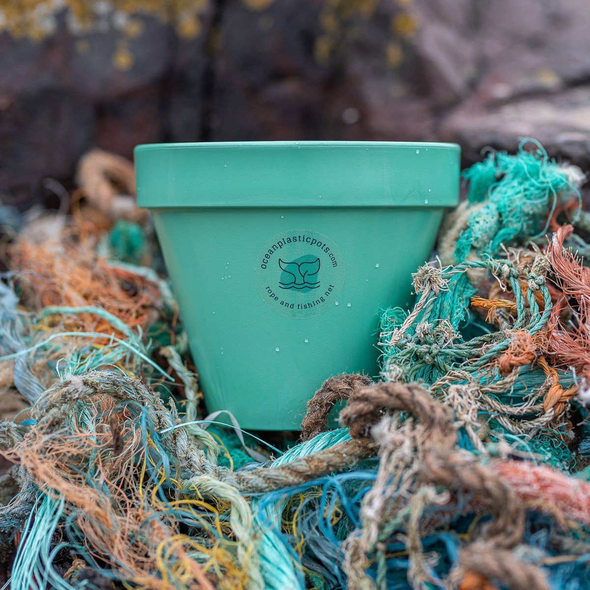 Ocean Plastic Pots Rockford Art Deli