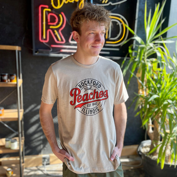 Peaches Logo T-shirt Bella + Canvas