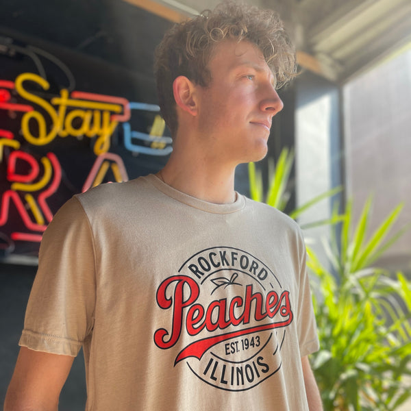 Peaches Logo T-shirt Bella + Canvas