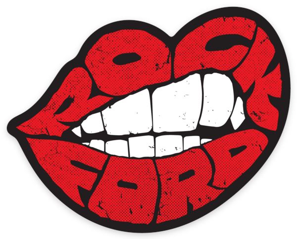 Stickers Sticker Sticker Mule Rockford Lips