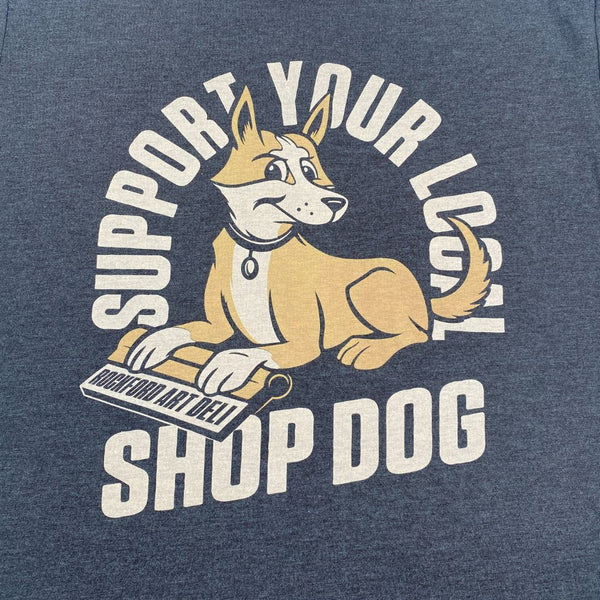 Support Your Local Shop Dog T-Shirt T-shirt Allmade 