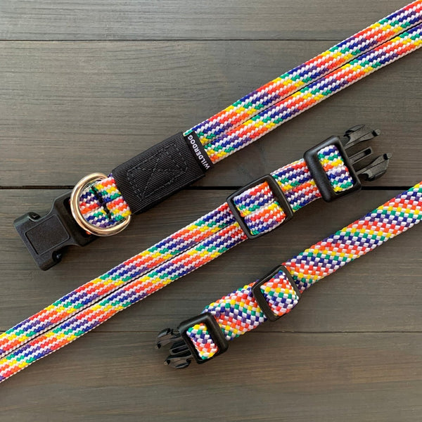 Wilderdog Dog Collars accessory Wilderdog S Rainbow 