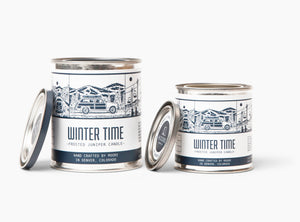 Winter Time Candle-1/2 Pint accessory Moore Collection 