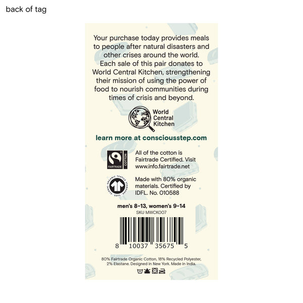 Conscious Step - Socks that Provide Meals (Blue Sandwiches)