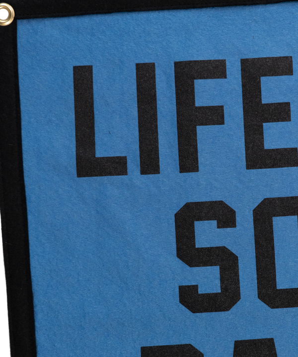 Oxford Pennant - Life's So Rad Camp Flag • Weezer x Oxford Pennant