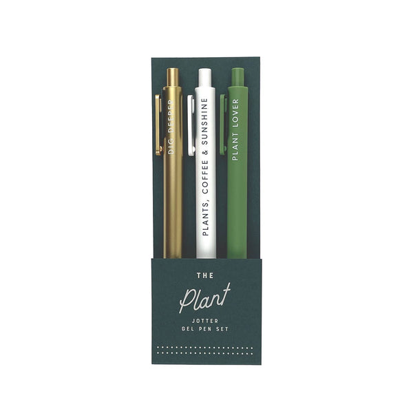 Ruff House Print Shop - Plant Jotter Gel Pen Set