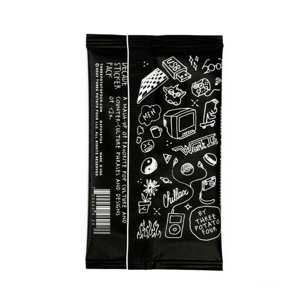 Three Potato Four - Decade Sticker Card Pack - Y2K