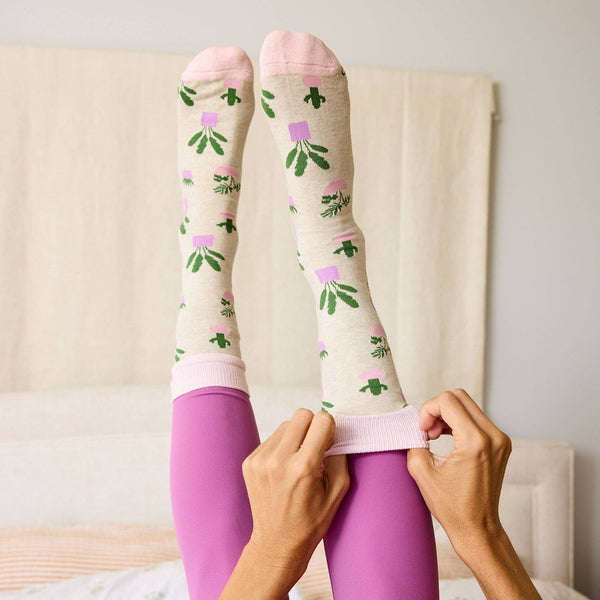 Conscious Step - Socks that Support Mental Health | Houseplants