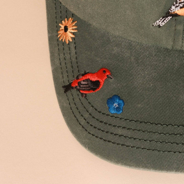 Bird Collective - Backyard Birds Washed Hat