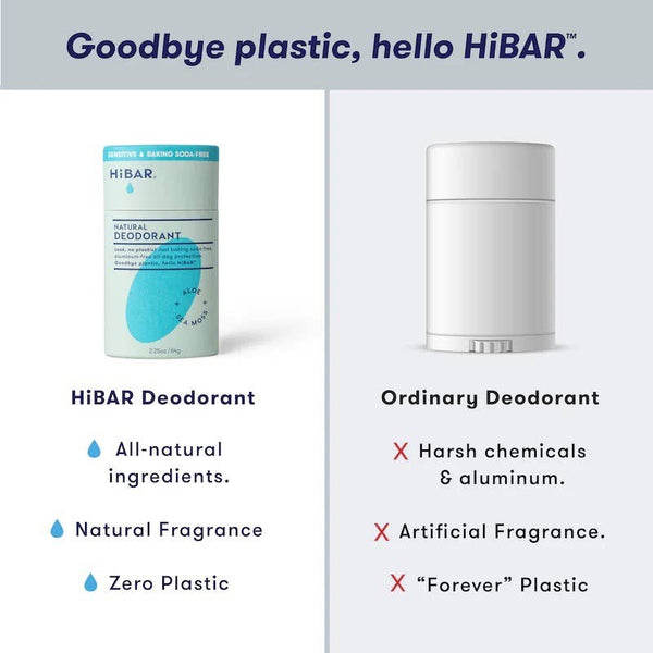 HiBAR - HiBAR Deodorant Sensitive  Aloe + Sea-Moss(Baking soda free)