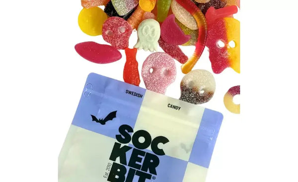 Sockerbit - Spooky Gummy Mix 8oz Purple Edition -Halloween Collection
