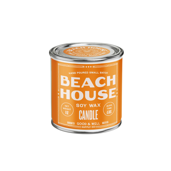 Good & Well Supply Co. - Beach House Soy Candle - Happy Place Collection
