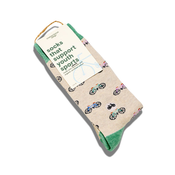 Conscious Step - Socks that Support Youth Sports | Beige Bicycles