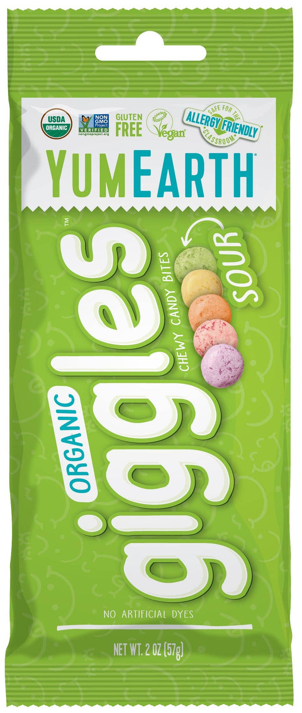 Grandpa Joe's Candy Shop - YumEarth Organic Sour Giggles 2oz, 12ct
