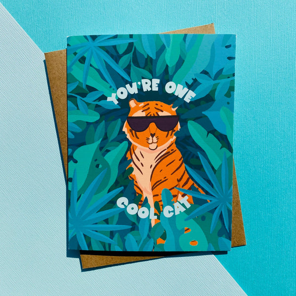 One Cool Cat Thank You/Friendship Card