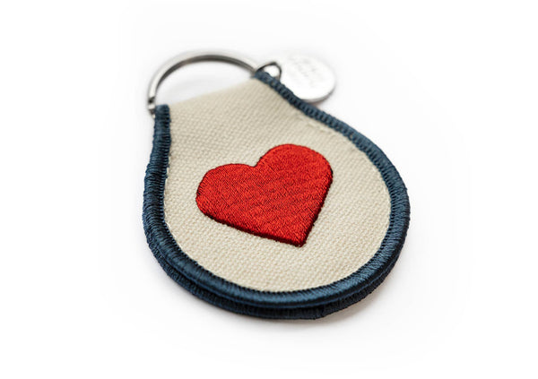Three Potato Four - Patch Keychain - Classic Heart
