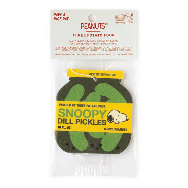 Three Potato Four - 3P4 x Peanuts® Grocery - Snoopy Pickle Air Freshener