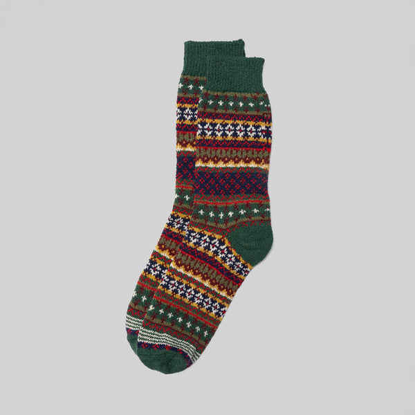 American Trench - Cotton Fair Isle Sock