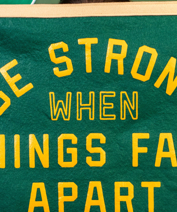 Oxford Pennant - Be Strong When Things Fall Apart Camp Flag • blink-182 x Oxford Pennant