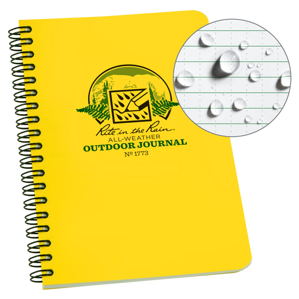 Rite in the Rain: Spiral Outdoor Journal (Yellow)