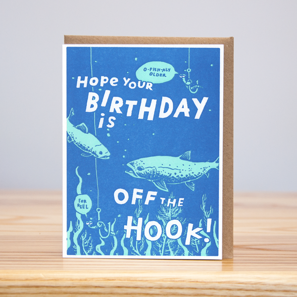 Huckleberry Letterpress - Off the Hook (Letterpress)