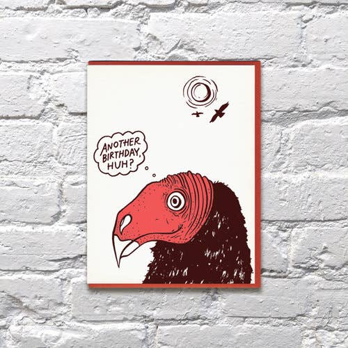 Bench Pressed - Another Birthday, Huh? Vulture Card