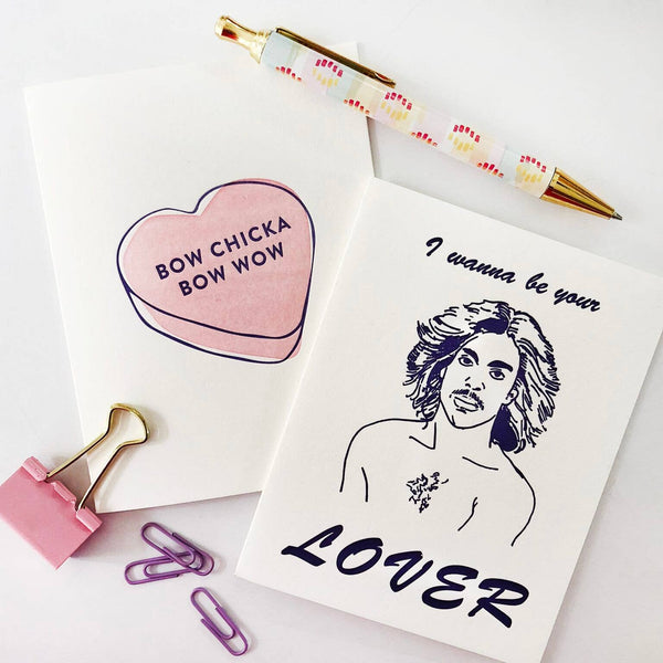 Steel Petal Press - Prince Lover - Love and Anniversary Valentine Day Greeting Card