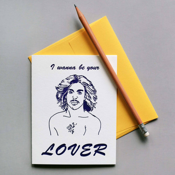 Steel Petal Press - Prince Lover - Love and Anniversary Valentine Day Greeting Card