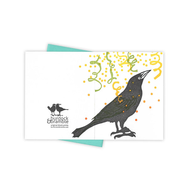 Burdock & Bramble - Confetti Grackle Card