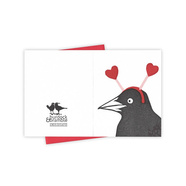 Burdock & Bramble - Love Ears Grackle Card