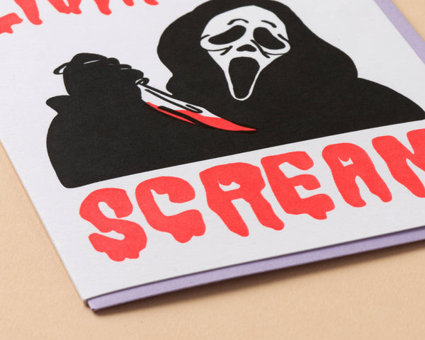 And Here We Are - Letterpress Everyday Card—Livin' the Scream