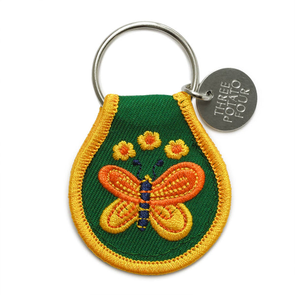 Three Potato Four - Patch Keychain - Butterfly