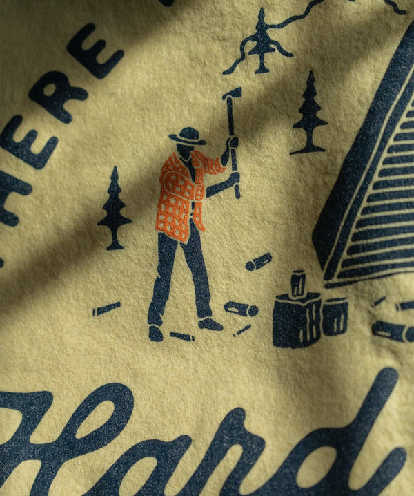 Oxford Pennant - There is No Substitute for Hard Work Camp Flag