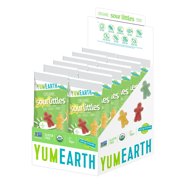 Grandpa Joe's Candy Shop - YumEarth Organic Sour Littles 2oz, 12ct