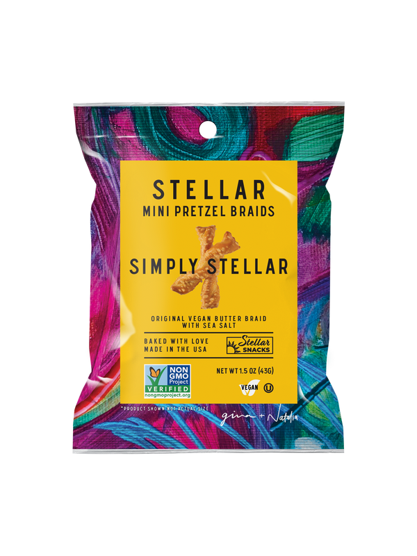 Stellar Snacks - Stellar Pretzel Braids - Simply Stellar - 1.5oz