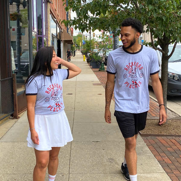 Peach Girl Ringer Tee