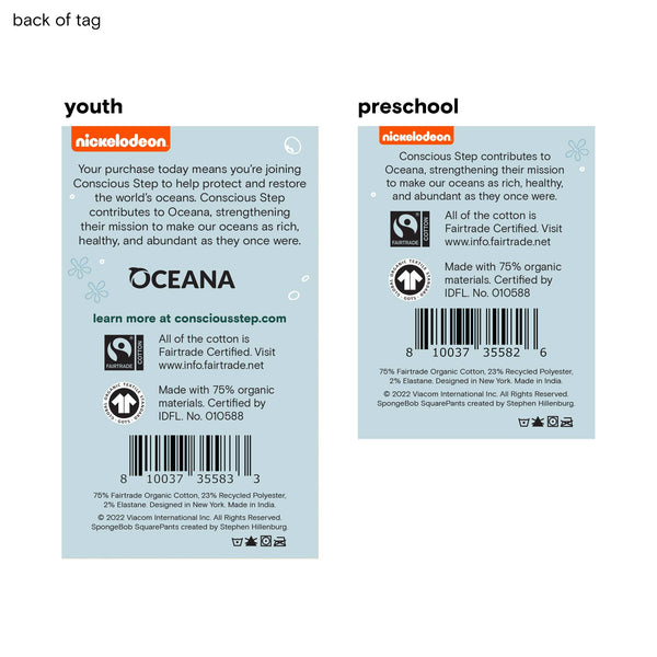 Conscious Step - Kids Patrick Socks that Protect Oceans
