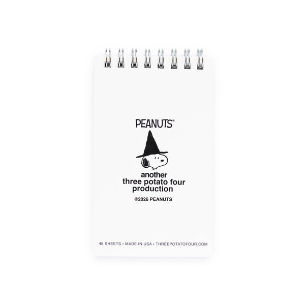 Three Potato Four - 3P4 x Peanuts® Halloween - Snoopy Witch Mini Notebook
