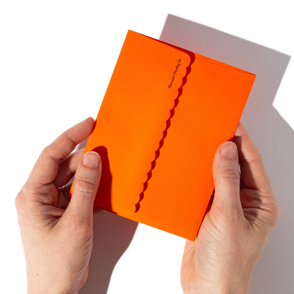 Bromstad Printing Co. - Everything Is On Fire - Risograph Greeting Card