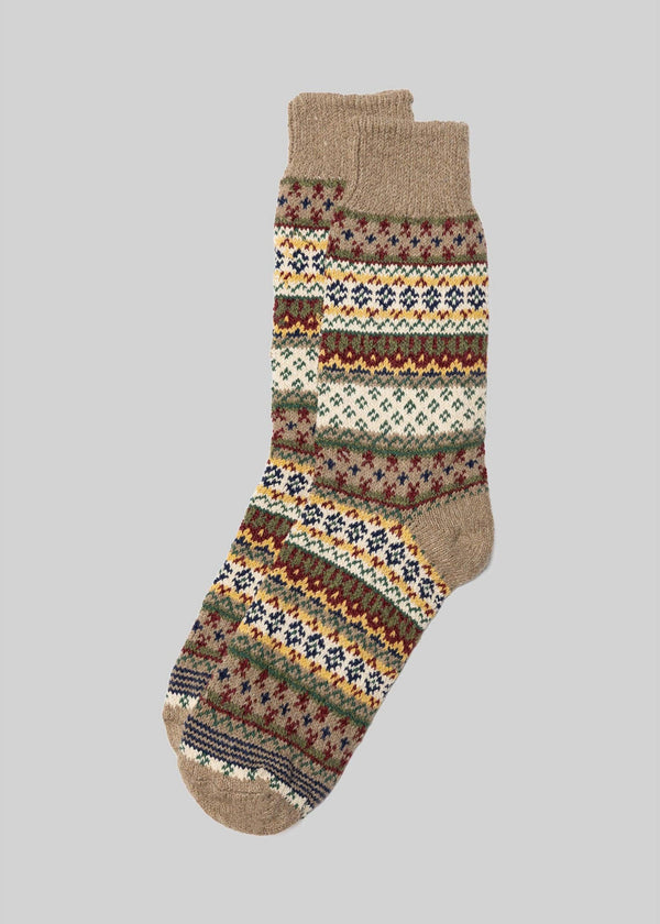 American Trench - Cotton Fair Isle Sock