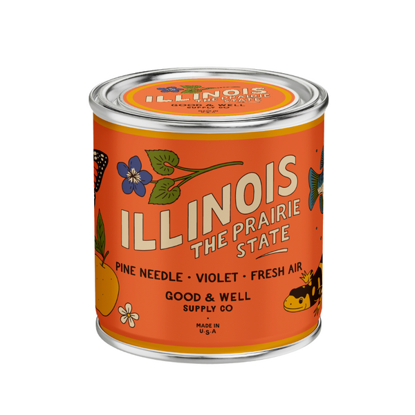 Good & Well Supply Co. - Illinois State Soy Candle