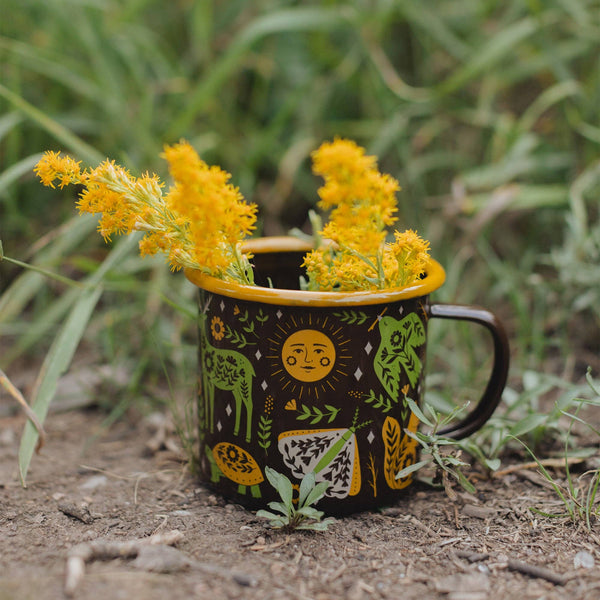 Trek Light - Enamel Mug | Woodland Friends