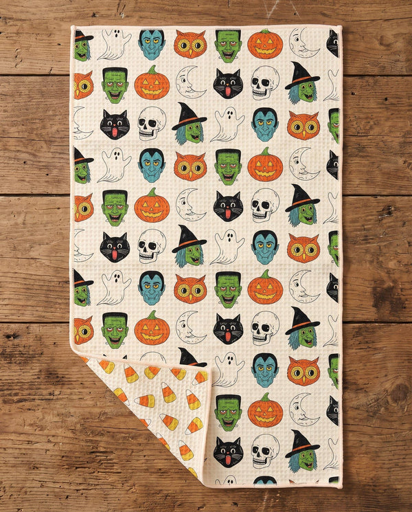 Trek Light - Kitchen Tea Towel Quick Dry | Happy Halloween