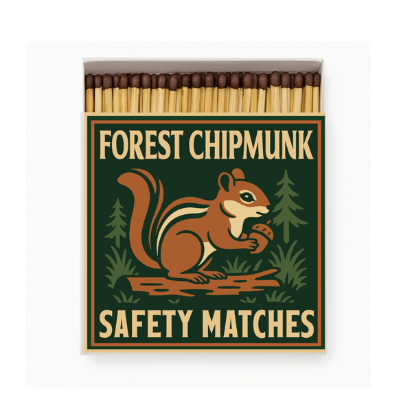 Good & Well Supply Co. - Forest Chipmunk Matchbox - Camp Critters Collection